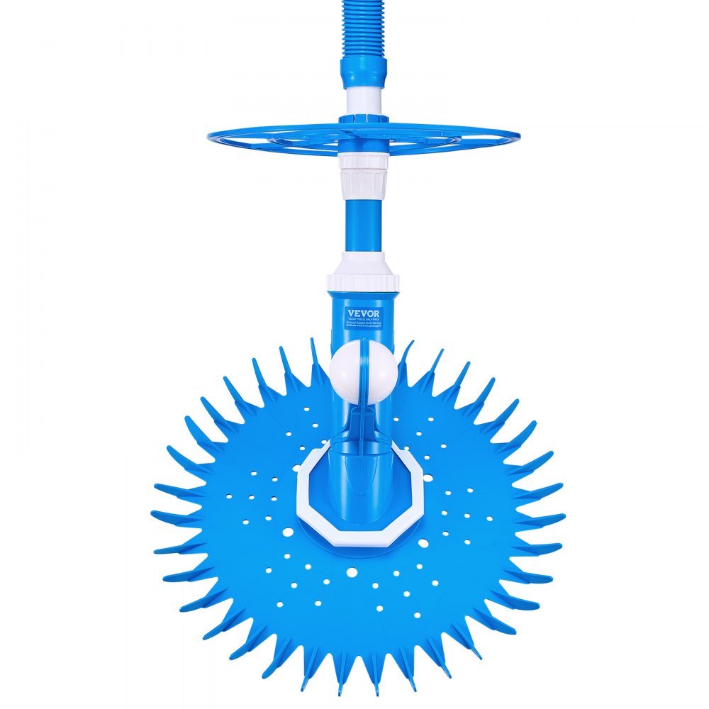 VEVOR Suction Pool Cleaner Vacuum Cleaner 12 Hoses for In/Above-ground Pool