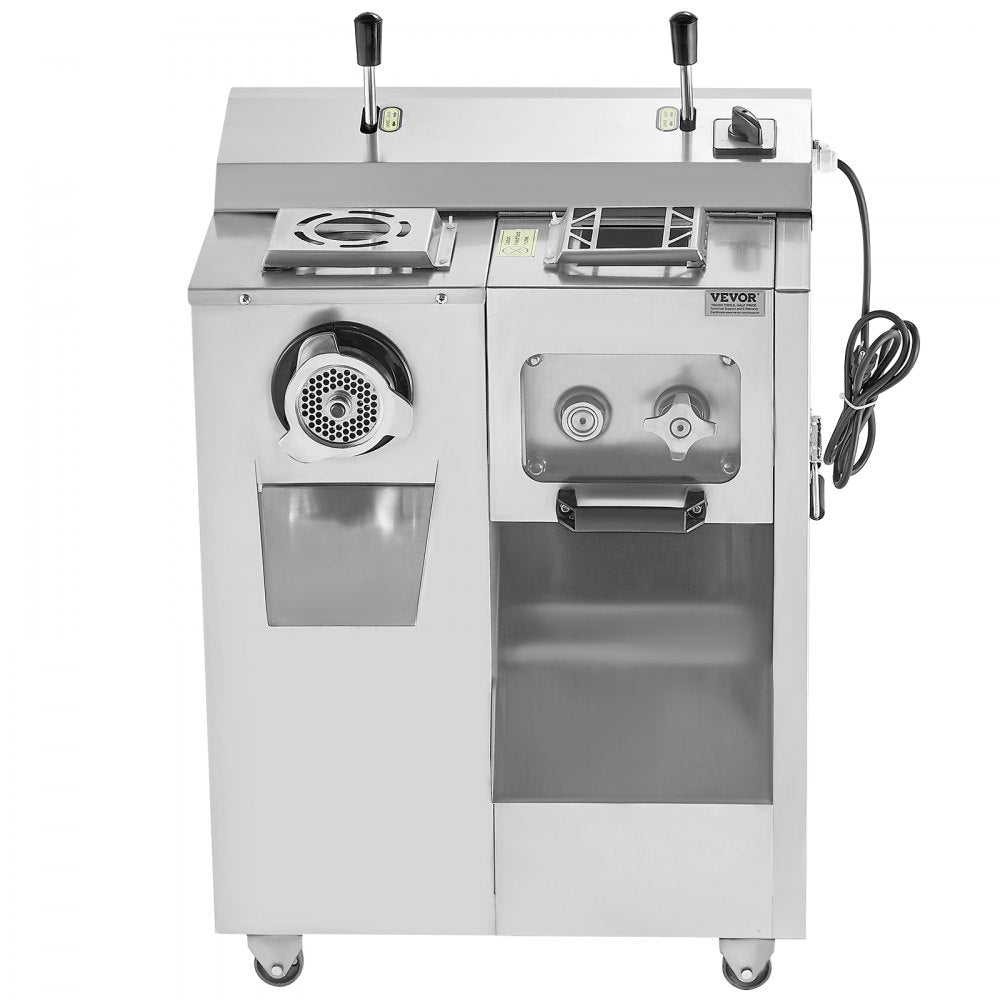 VEVOR Commercial Electric Meat Grinder Slicer 6.35 kg/Min Sausage Stuffer Maker
