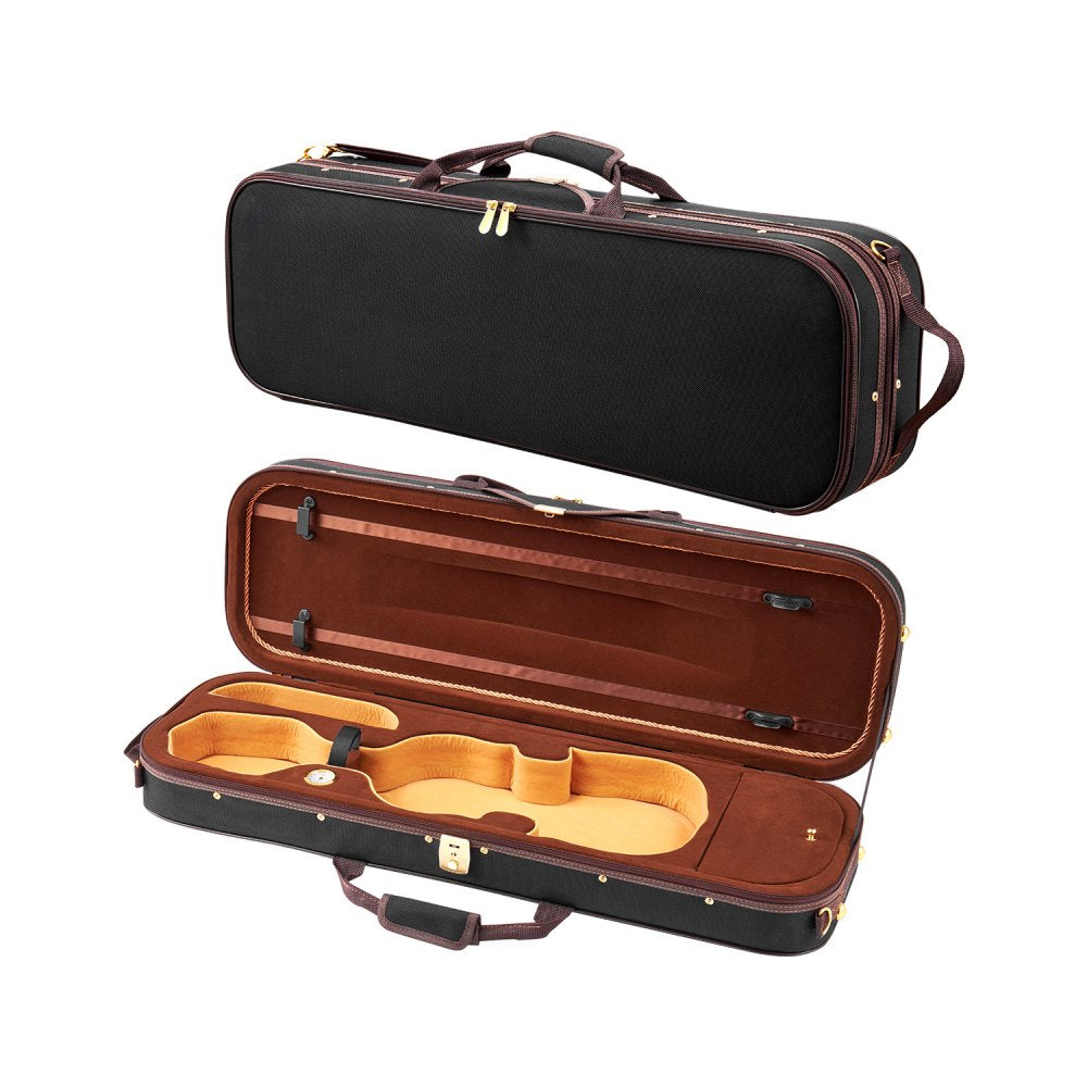 Portable Nylon Fabric 4/4 Full Size Violin Case Anti-Scratch Travel Carrying Bag