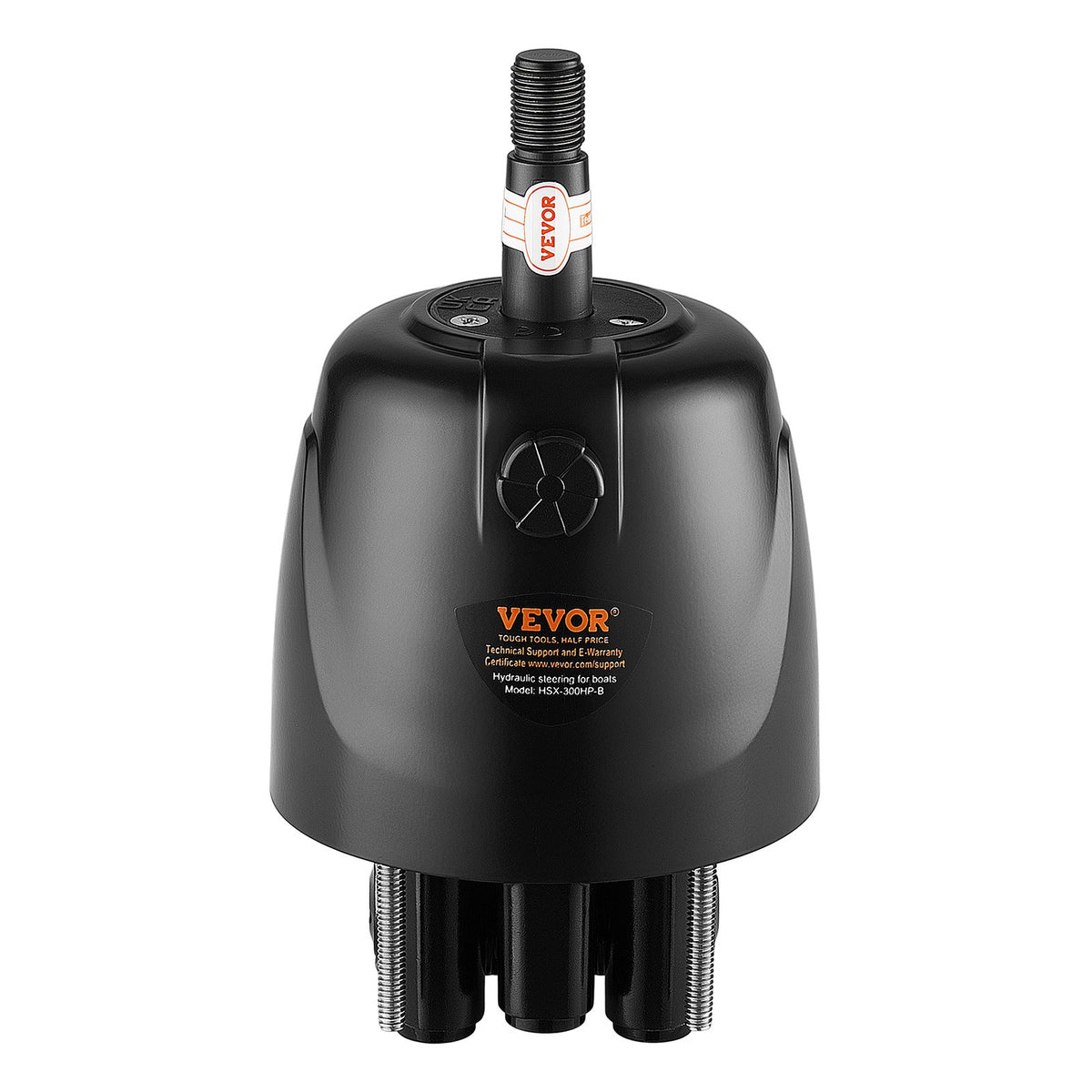 Hydraulic Steering Kit 300HP Hydraulic Outboard Steering System 7.92m, Marine Boat Steering System, 2.5 MPa Helm Pump, Two-Way Lock Cylinder, 7.92 m High-Strength Hoses, for Single-Engine Use