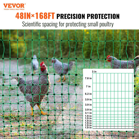 Portable PE electric poultry fence with scientifically spaced grids for secure small livestock enclosure