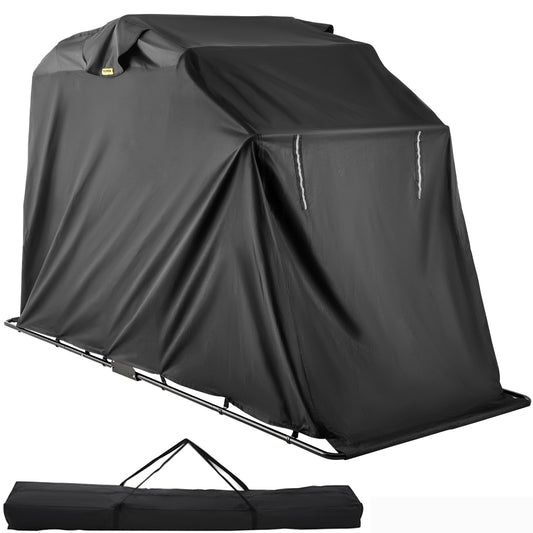 VEVOR Motorcycle Shelter Shed Strong Frame Motorbike Garage Waterproof 106.3"x 41.3"x