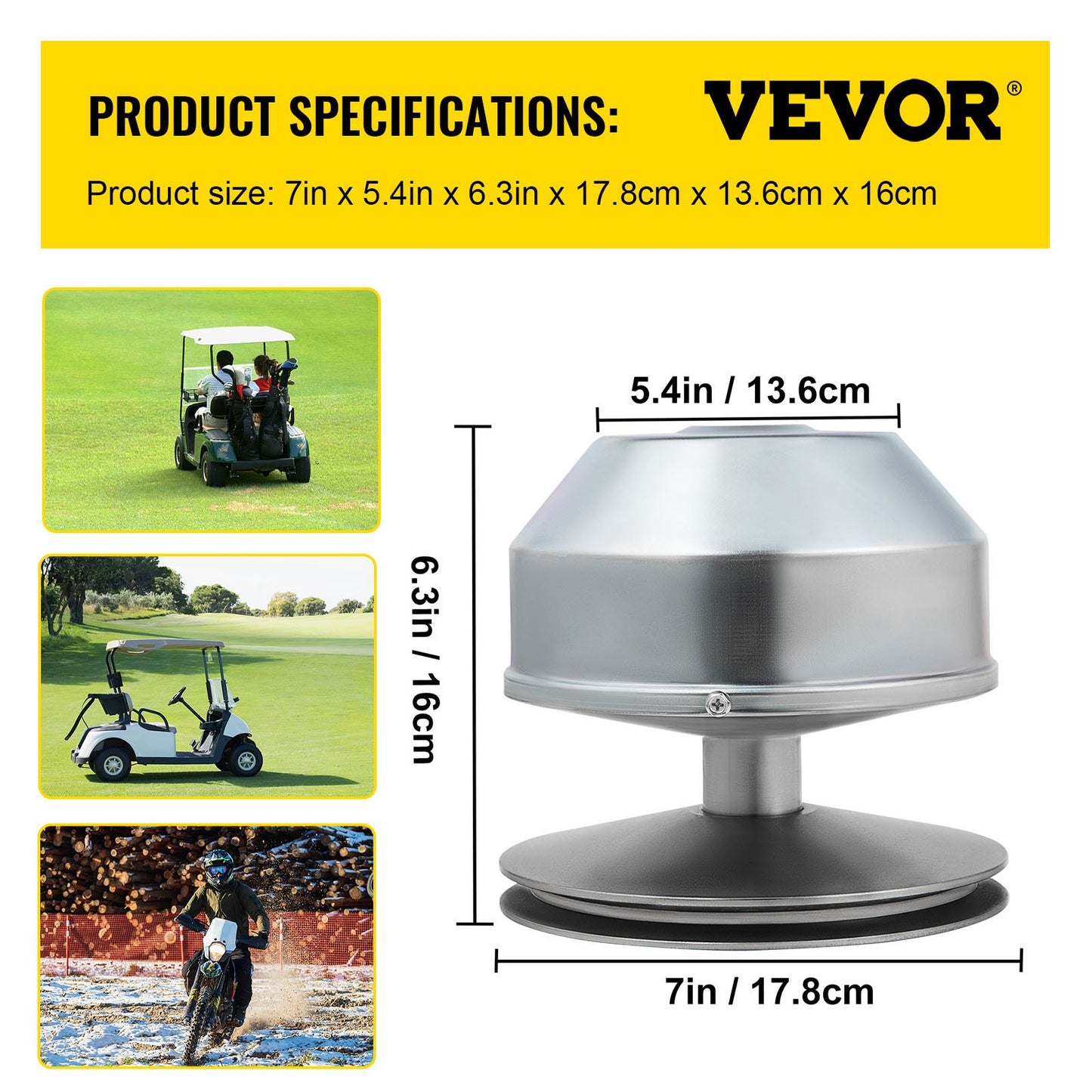 VEVOR G2-G22 Drive Clutch Compatible With Yamaha Golf Cart 1985+ G2 G8 G9 G14 G16
