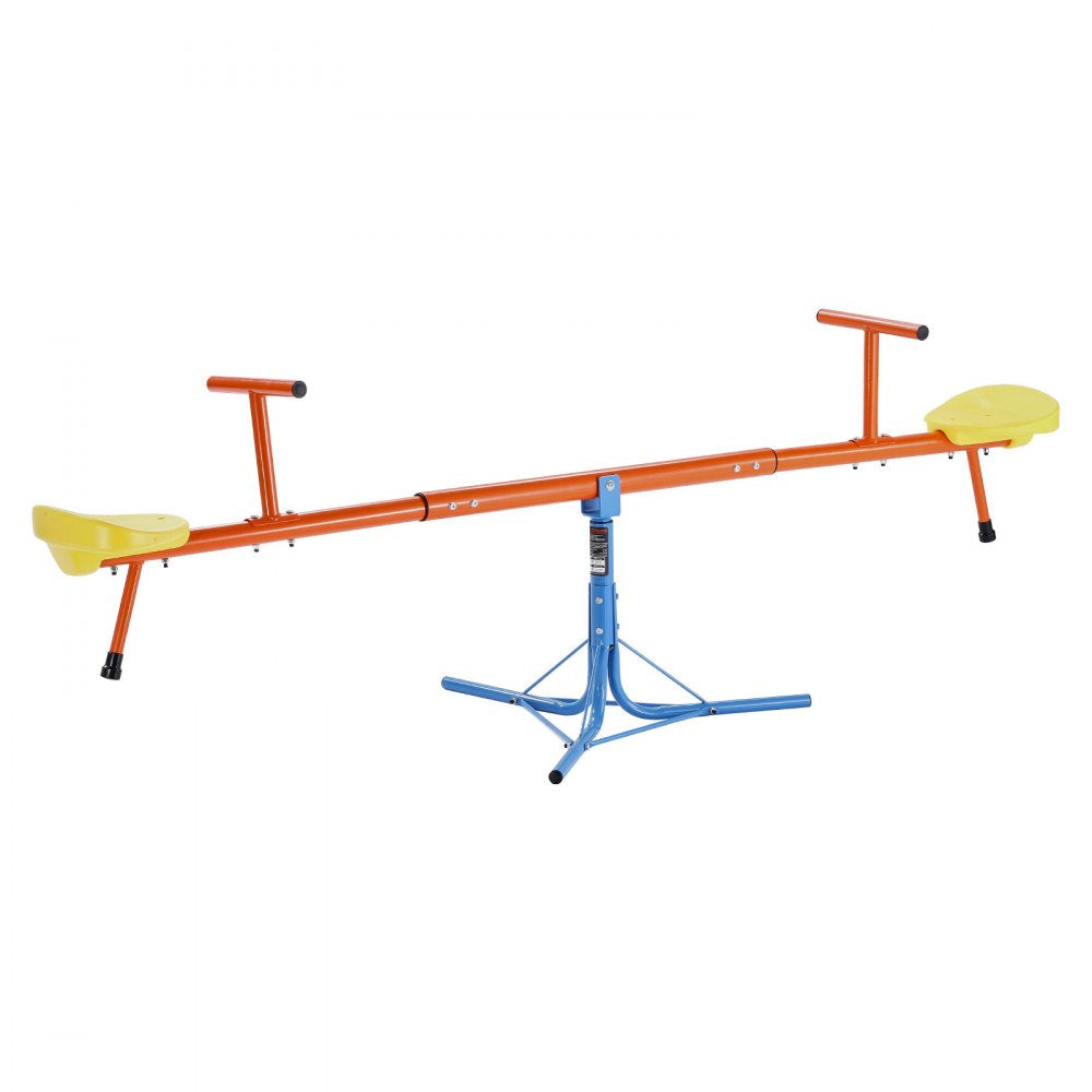Kids Seesaw 45.4 kg Capacity 360 Degrees Rotating Teeter Totter Aged 3+