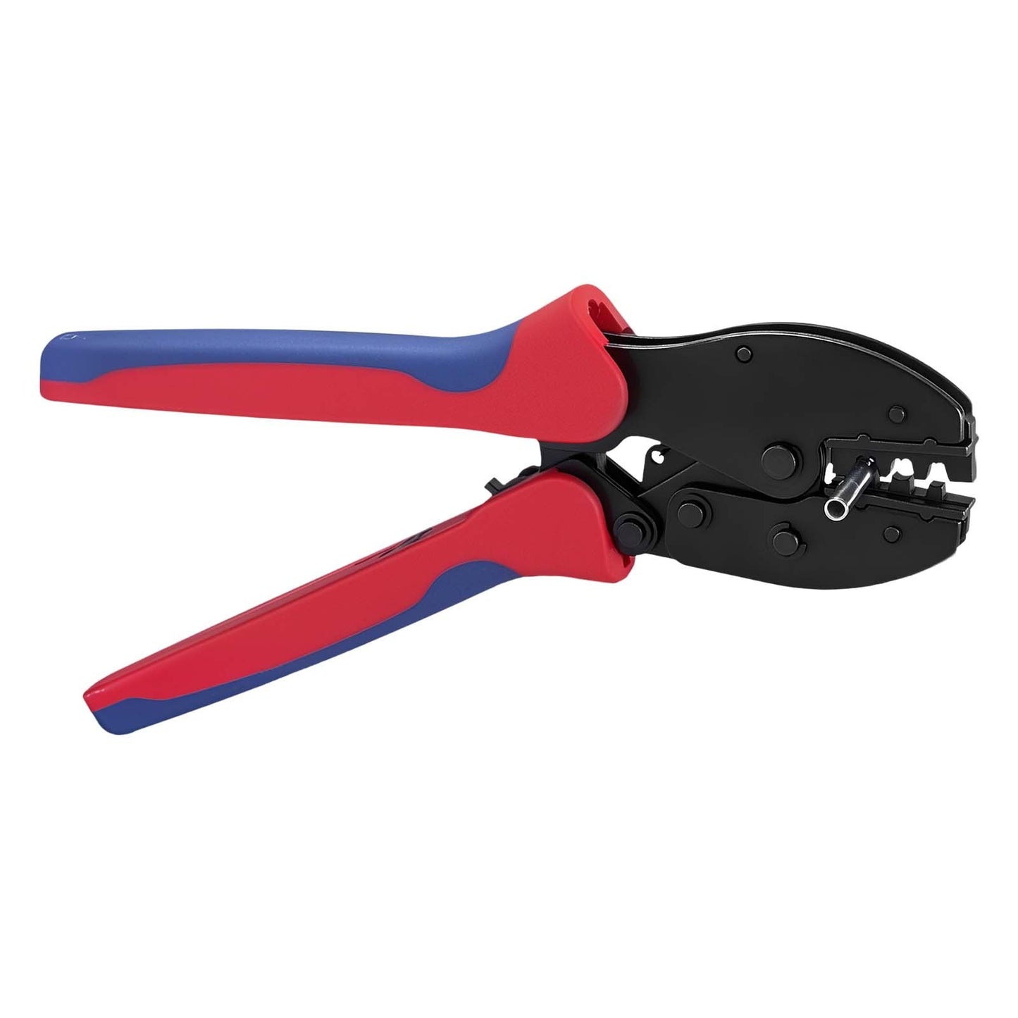 Crimping Tool, 2.5-6 mm² Ratcheting Solar Connector Crimper Tool Kit, Clear Metric & AWG Markings, with 10 Pairs Solar Connectors, 10 Pairs of Cable Connectors, Wrenches, and a Storage Case