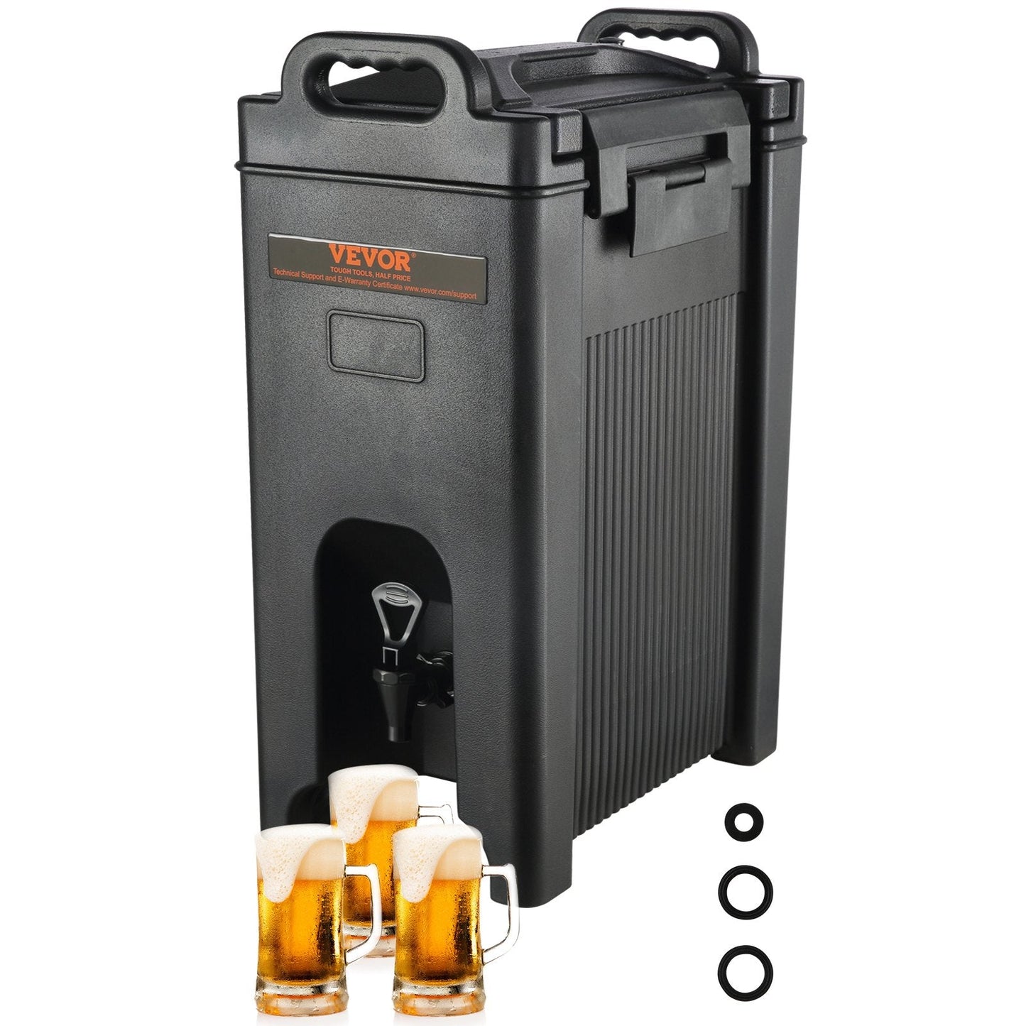 Insulated 18.9L Thermal Drink Dispenser with Precision Faucet for Hot & Cold Beverages