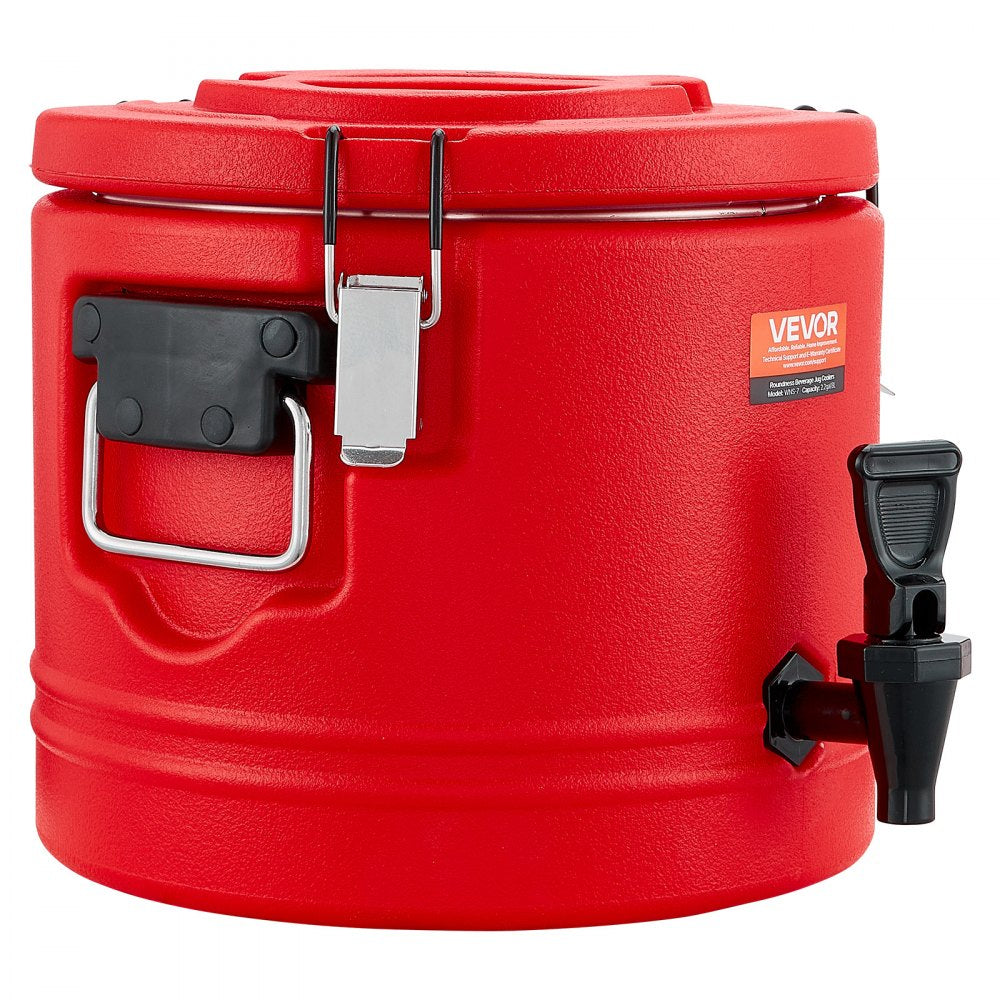 VEVOR Insulated Beverage Dispenser for Hot and Cold Drinks 2.2 Gal/8L Cooler Jug