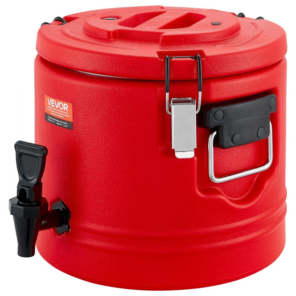 VEVOR Insulated Beverage Dispenser for Hot and Cold Drinks 2.2 Gal/8L Cooler Jug
