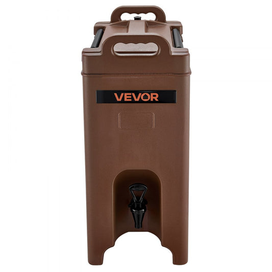VEVOR Insulated Hot and Cold Beverage Dispenser 5Gal/19L Food-Grade Drink Server