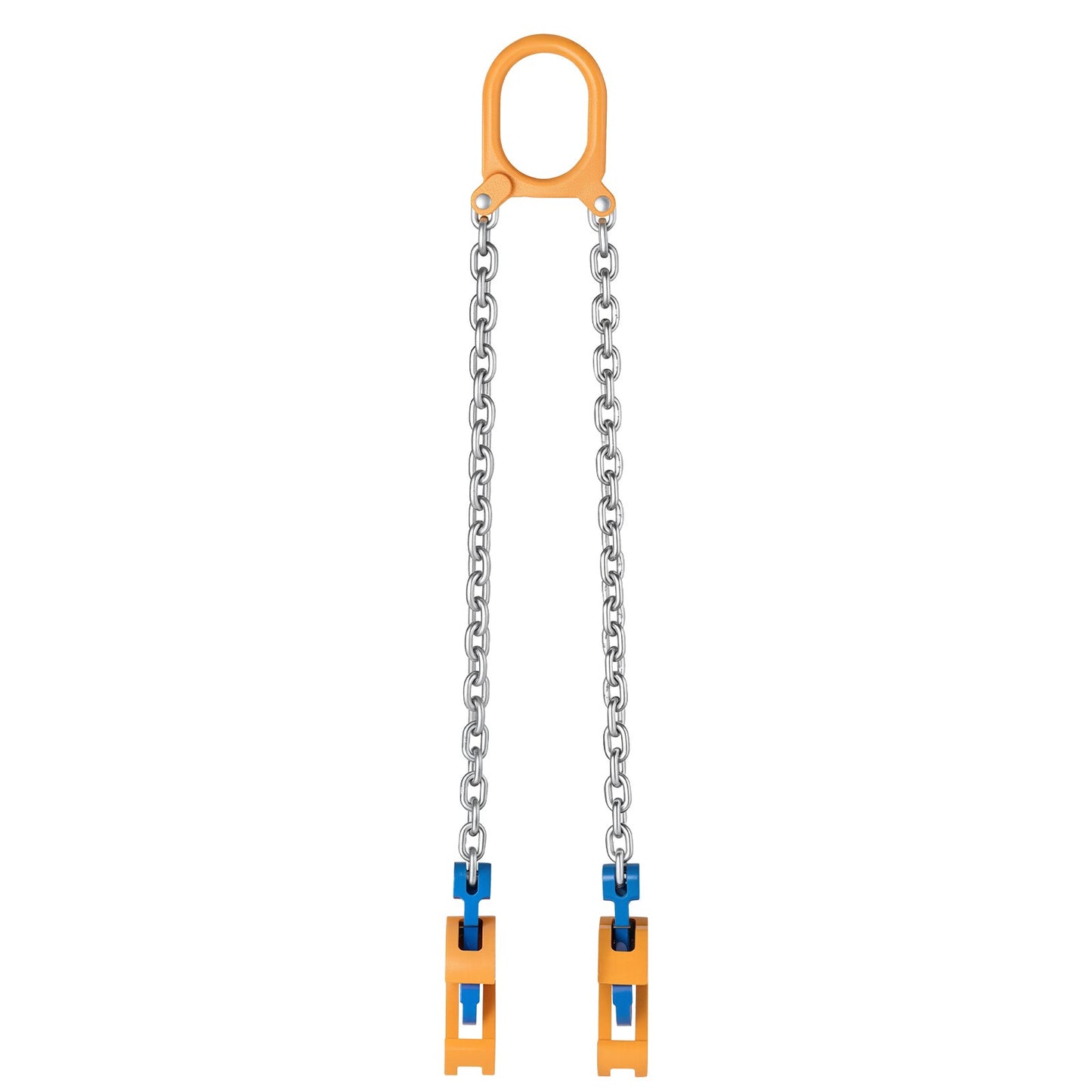 Chain Drum Lifter, G80 Drum Lifting Chain Sling with Thickened Security Hook, 0.9 Ton Capacity, 50cm Long Sturdy Drums Handling Equipment, Carbon Steel Barrel Lifter for Plastic & Metal Drums