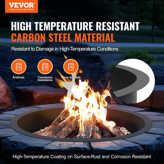 High-temperature carbon steel construction withstands intense heat and harsh weather conditions