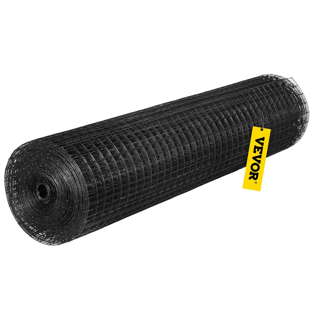 Welded Wire Fence Vinyl Coated Chicken Rabbit Mesh 1"x1" 16 Gauge 24"x100'