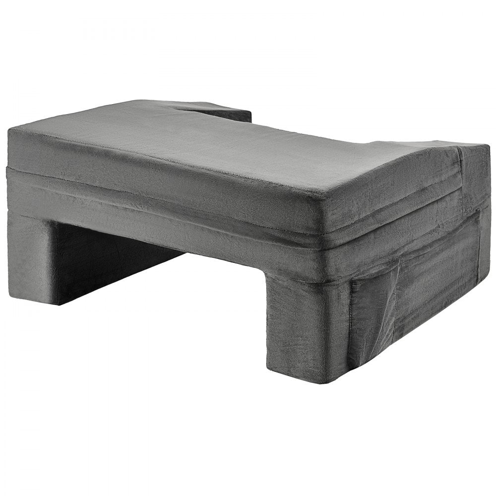 VEVOR Reading Pillow Lap Desk Pillow with 2 Pockets & Cup Holder Washable Cloth