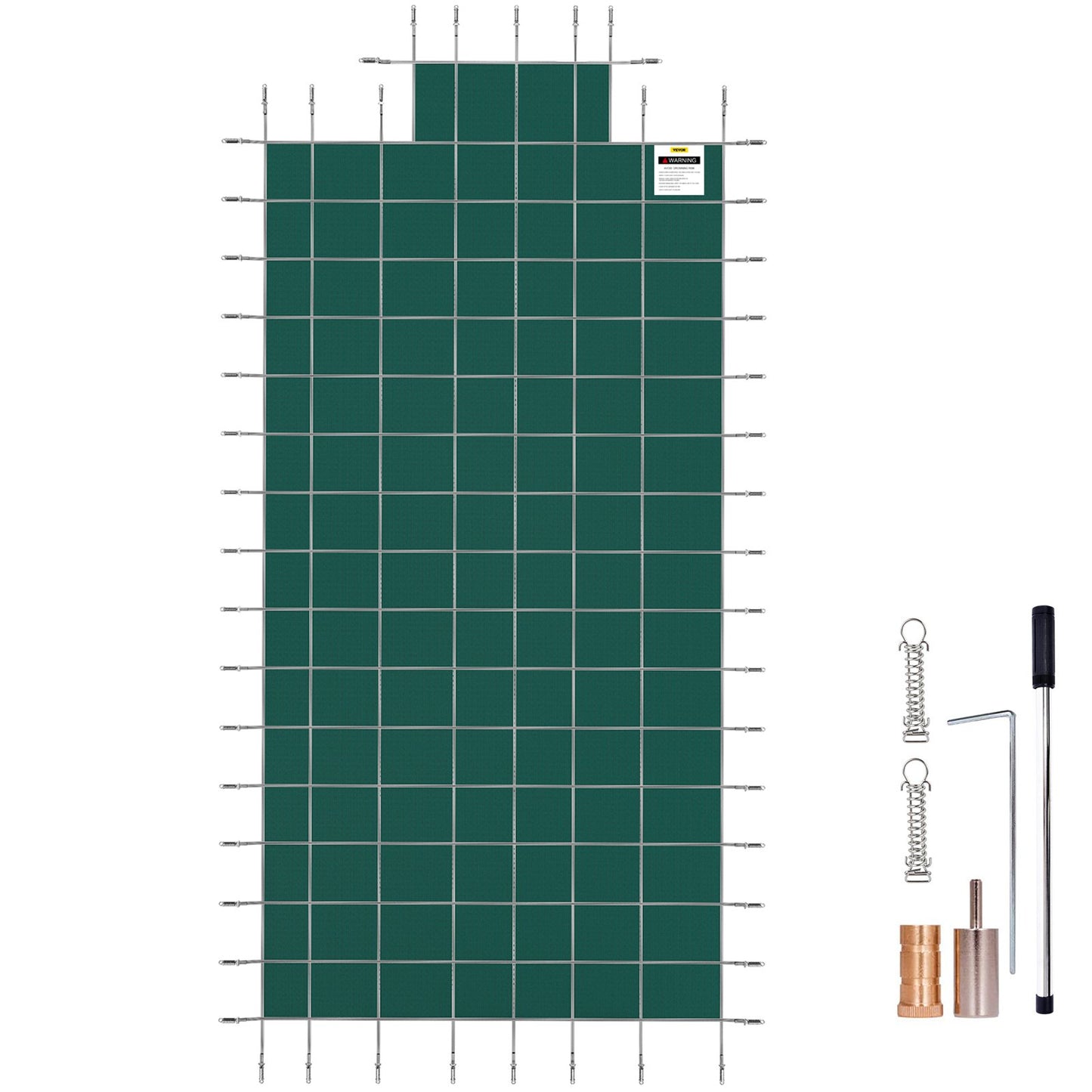 VEVOR Pool Safety Cover Fits 20x40ft Rectangle Inground Safety Pool Cover Green