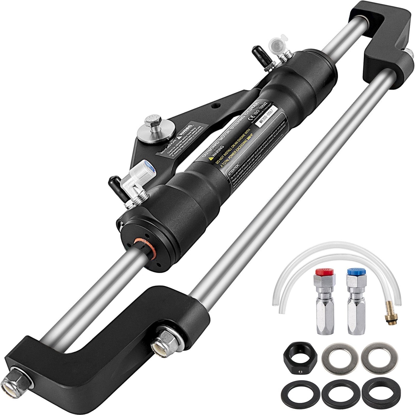Front Mount Hydraulic Steering Cylinder for Outboard Motors up to 300HP