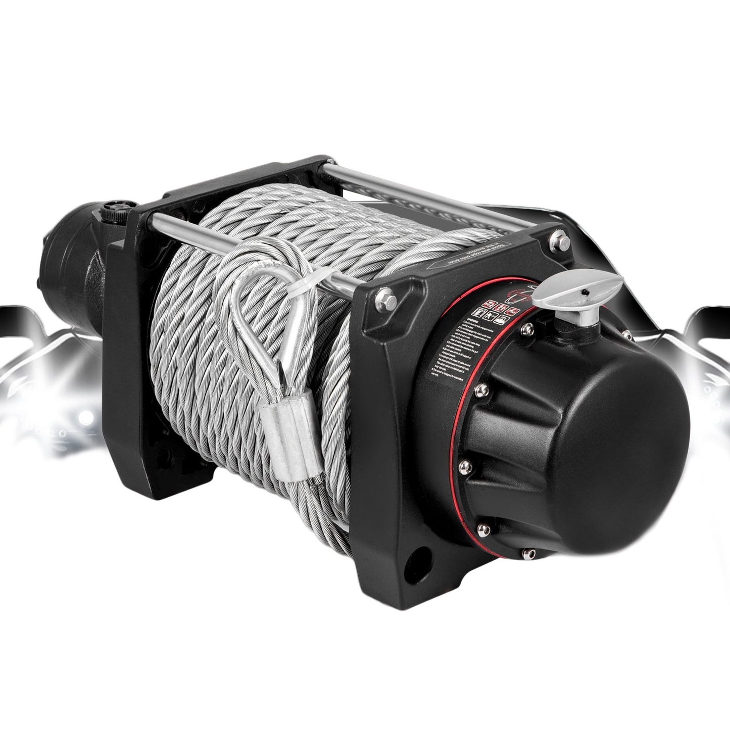 VEVOR Industrial Hydraulic Winch 9071kg, Hydraulic Anchor Winch with 24m Strong