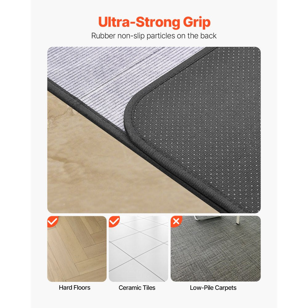 Chair Mat 915 x 1225 mm Office Chair Mat for Hard Floors Corduroy Surface