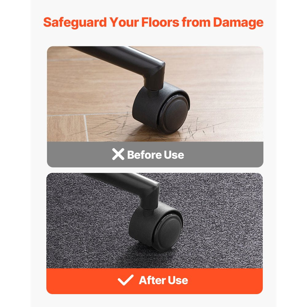 Chair Mat 897 x 1396 mmh Office Chair Mat for Hard Floors Polyester Surface