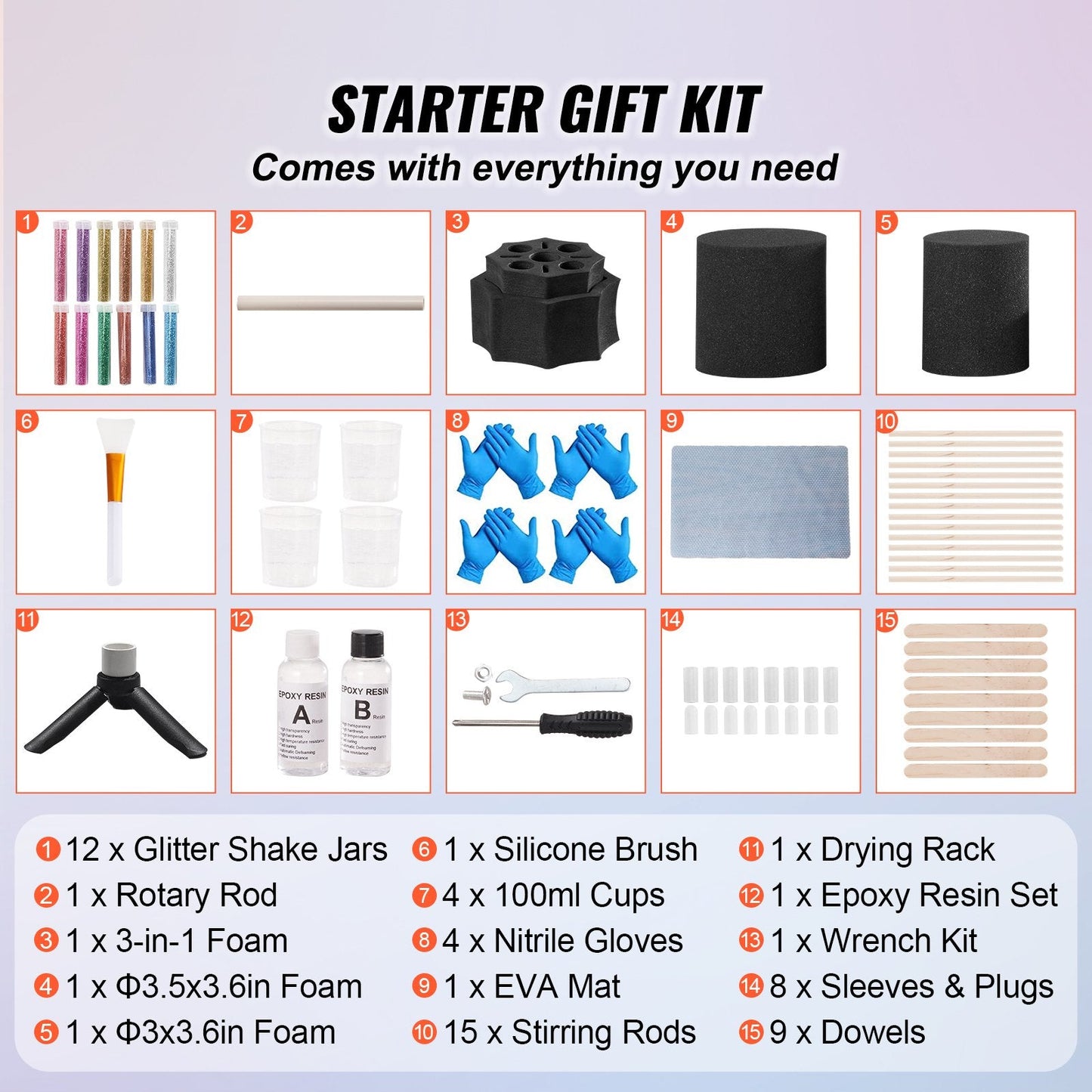 Cup & Pen Turner with Epoxy Kit for Beginners, Low-Noise Motor, Easy Setup