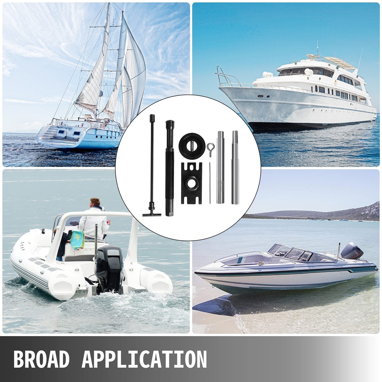 Marine Bearing Puller & Alignment Tool for Mercruiser, Volvo, OMC - 0.9m