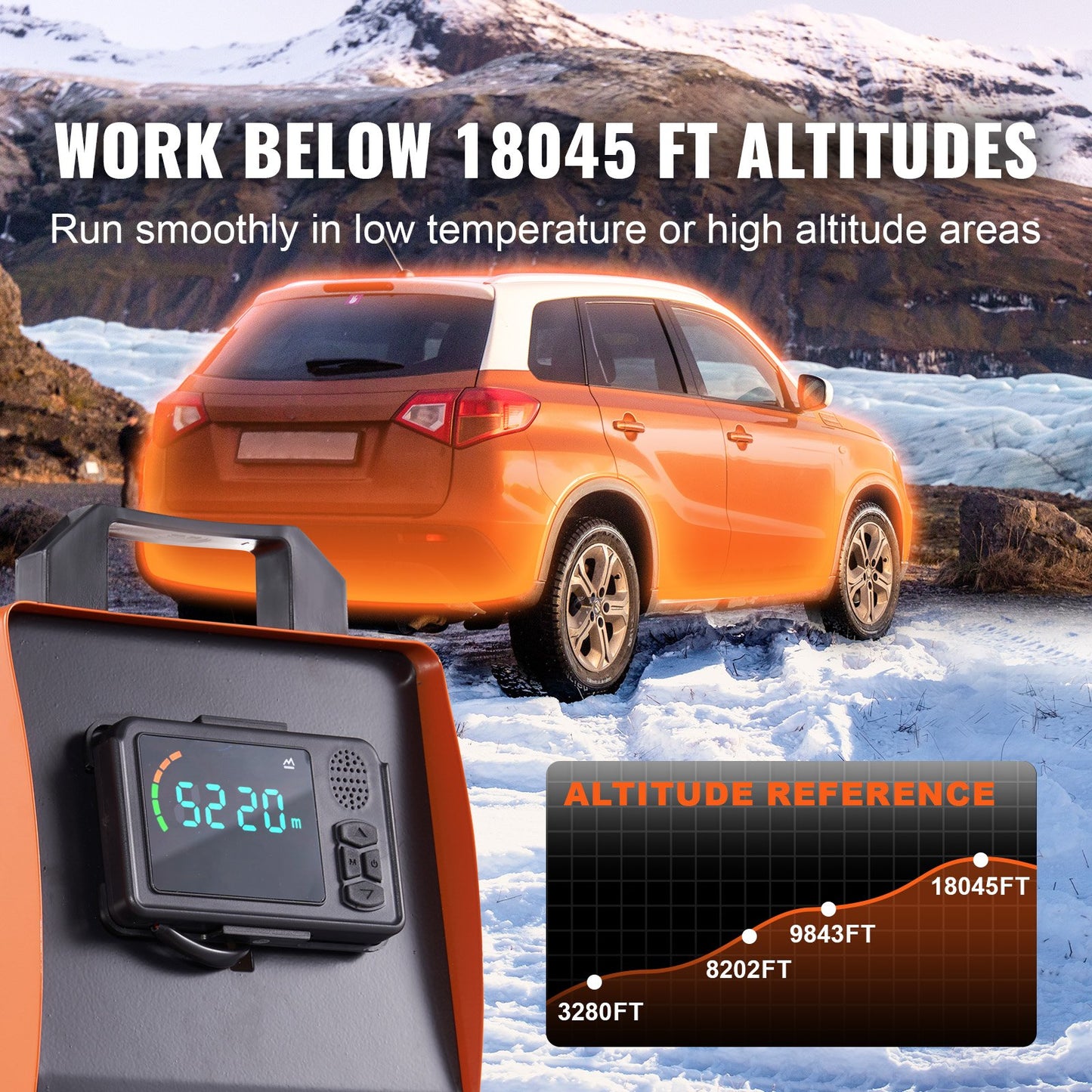 VEVOR 5 KW Diesel Air Heater, Bluetooth App Control All-on-one Diesel Heater with