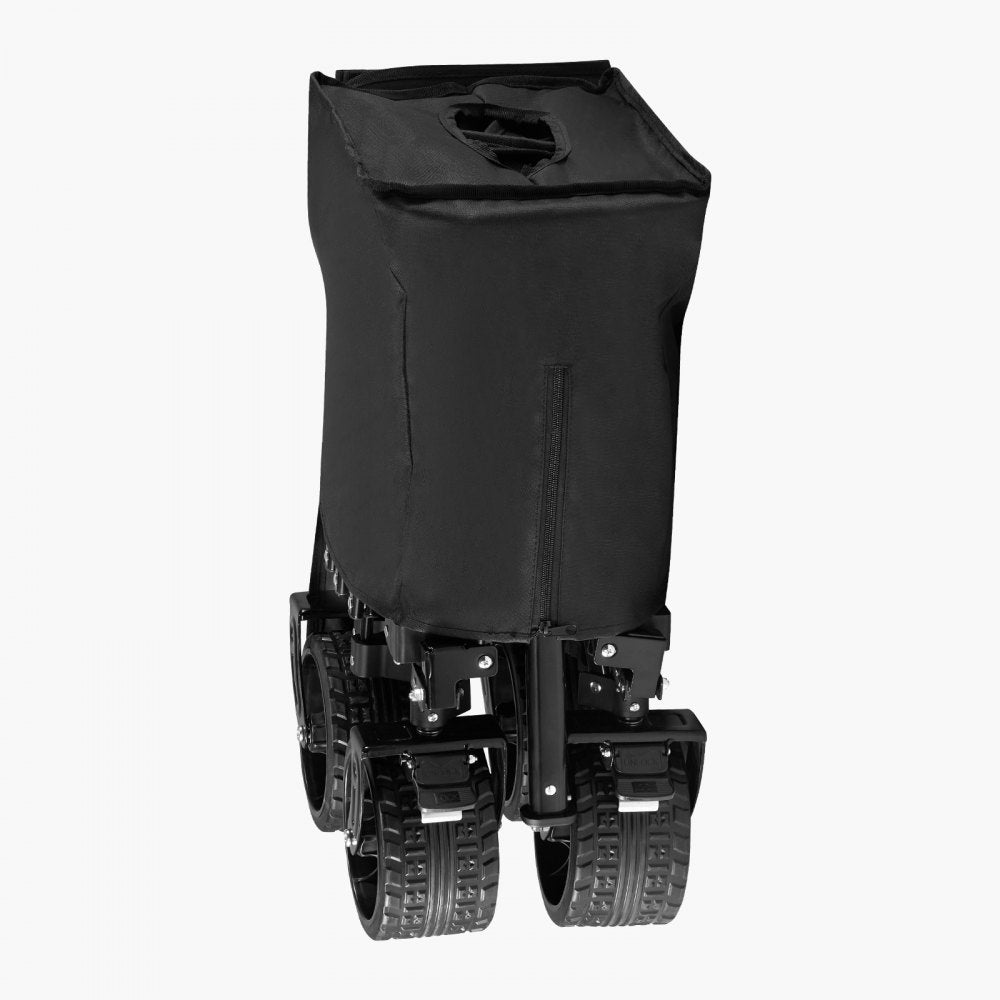 VEVOR Extended Folding Wagon Carts 300L&450LB Heavy Duty Collapsible Garden Cart