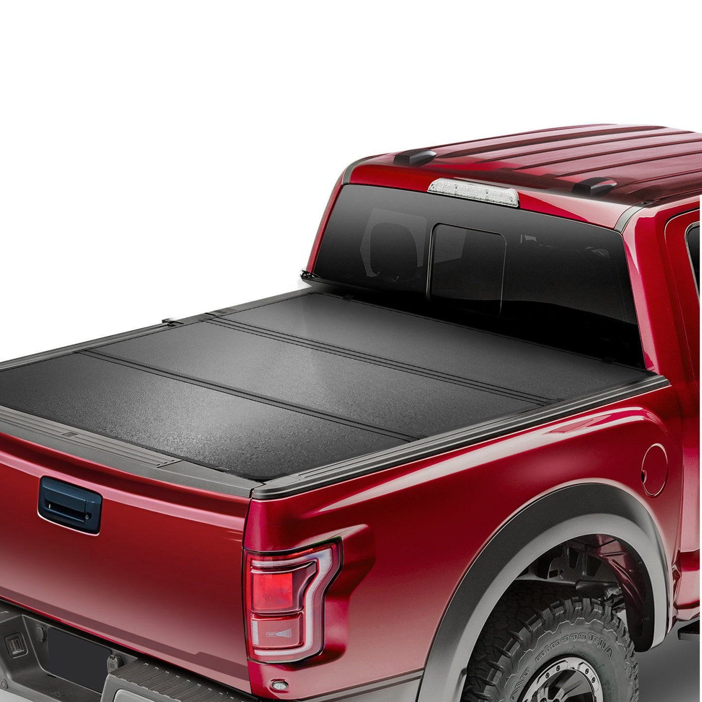 VEVOR Tri-Fold Truck Bed Tonneau Cover, Compatible with 2019-2024 Chevy Silverado