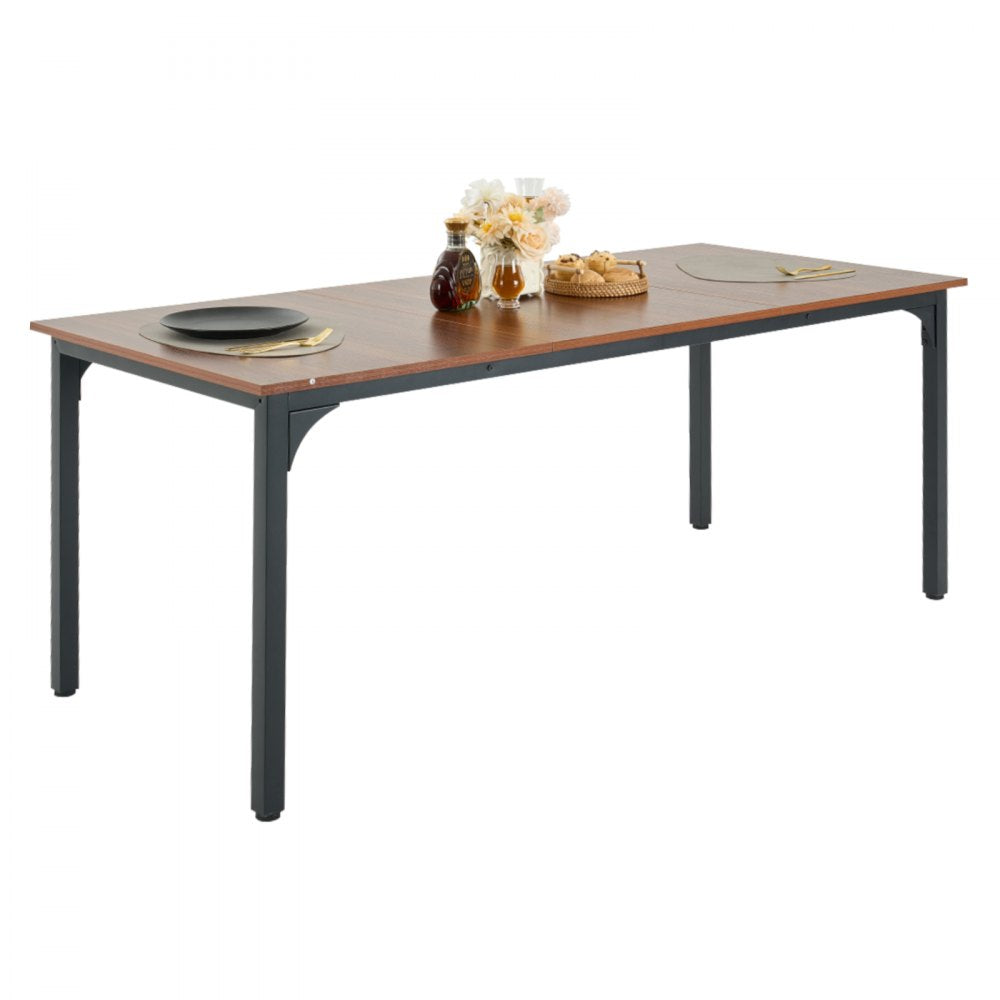 VEVOR 71in Rectangle Dining Table Wood Kitchen Table for 6-8 Person (Only Table)