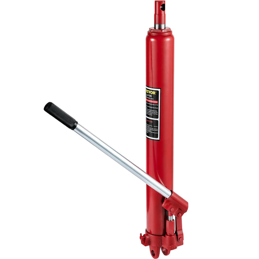 VEVOR Hydraulic Long Ram Jack Manual Single Pump 8 Ton Engine Lift Cherry Picker