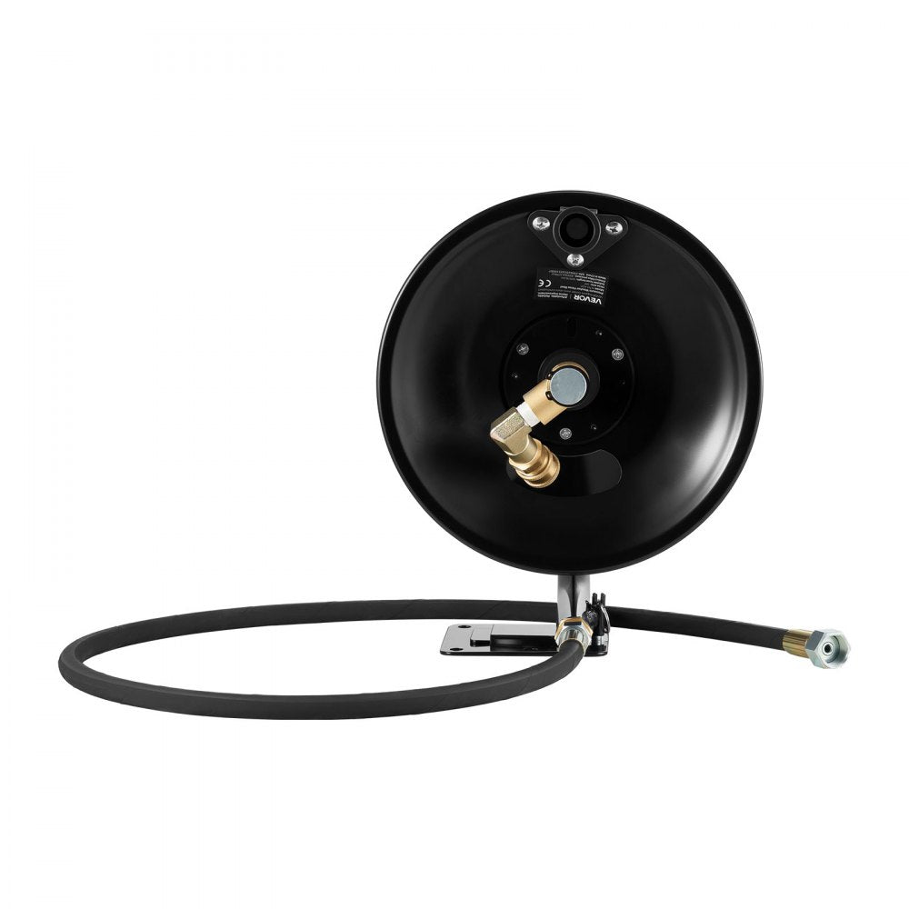 Pressure Washer Hose Reel 15.2m x 9.5mm Steel Wall Floor Mount 4000PSI