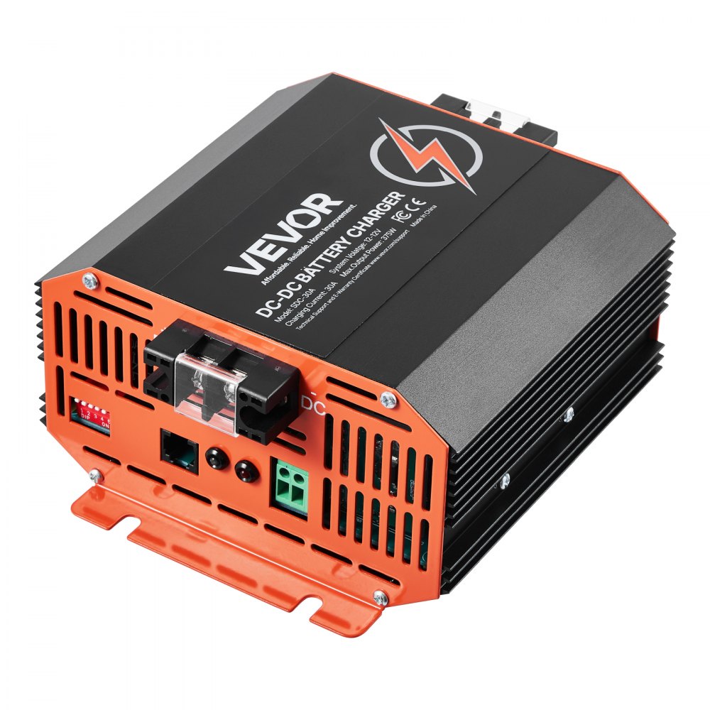 VEVOR 12V 30A DC to DC Charger Battery Charger 375W for Lead-Acid Lithium AGM