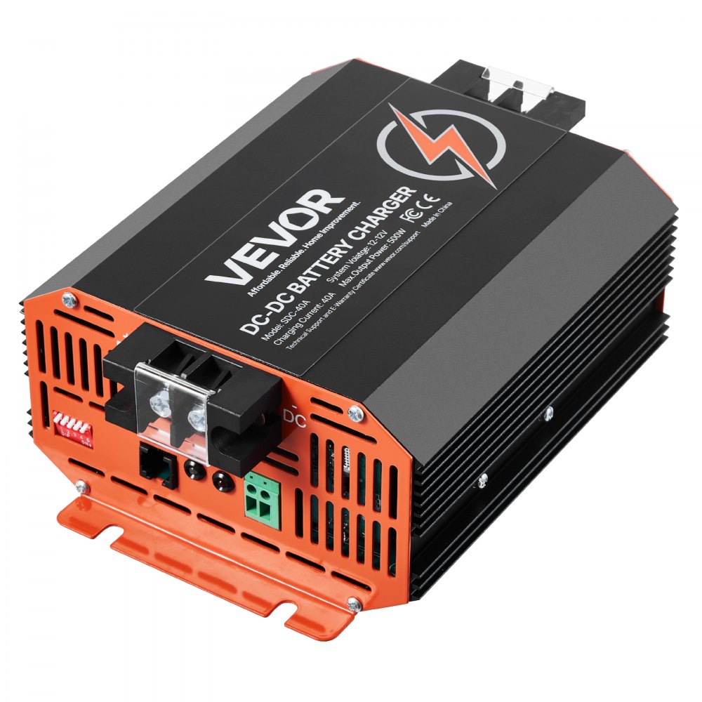 VEVOR 12V 40A DC to DC Charger Battery Charger 500W for Lead-Acid Lithium AGM