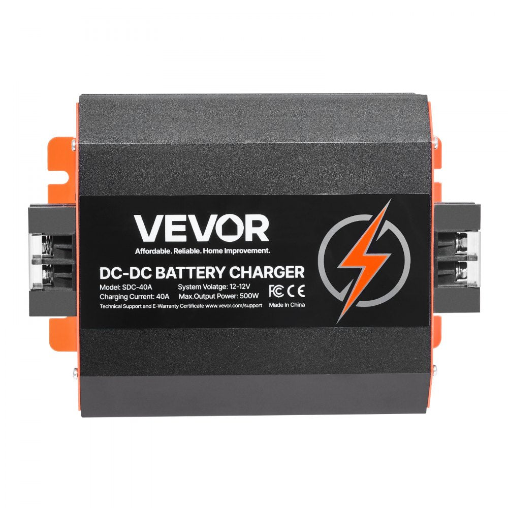 VEVOR 12V 40A DC to DC Charger Battery Charger 500W for Lead-Acid Lithium AGM