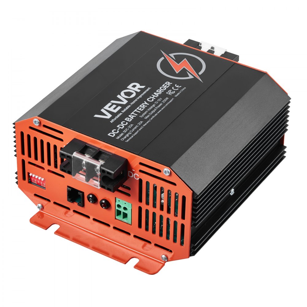 VEVOR 12V 20A DC to DC Charger Battery Charger 250W for Lead-Acid Lithium AGM