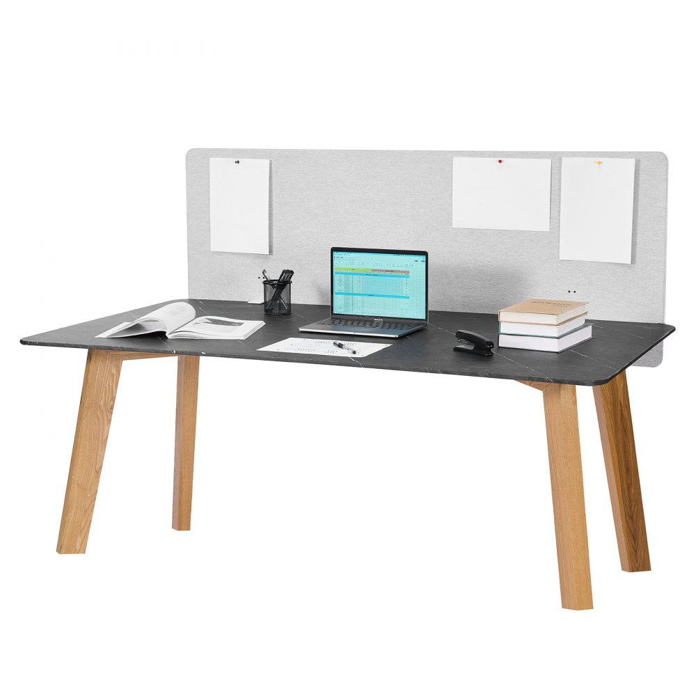 Desk Privacy Panel 1524 x 610 mm Clamp-on Office Cubicle Divider Partition