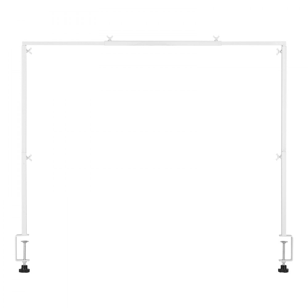 VEVOR Over The Table Rod Stand with Clamps 28-98 in Length Adjustable for Party