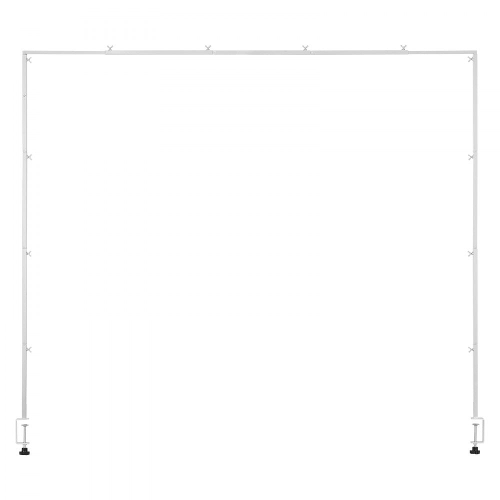 VEVOR Over The Table Rod Stand with Clamps 28-98 in Length Adjustable for Party
