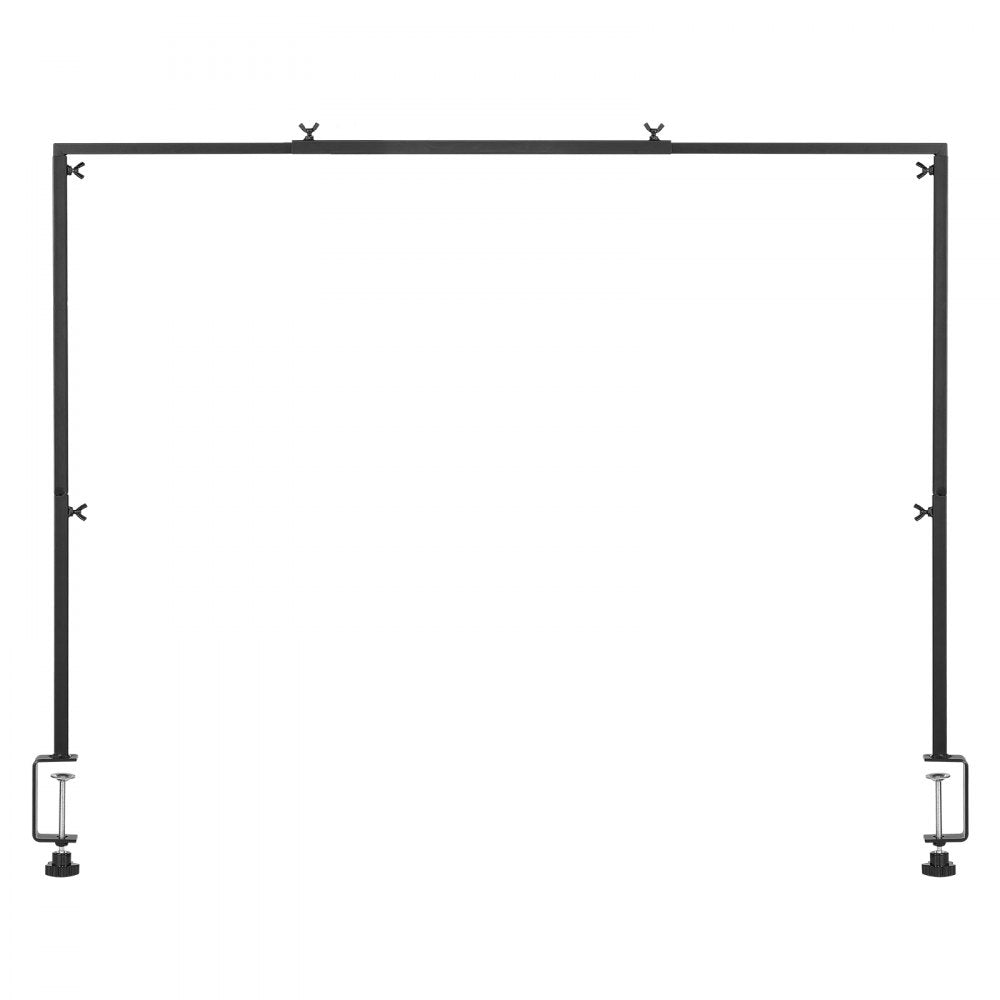 VEVOR Over The Table Rod Stand Arch Frame 28-98 in Length Adjustable Clamp Decor