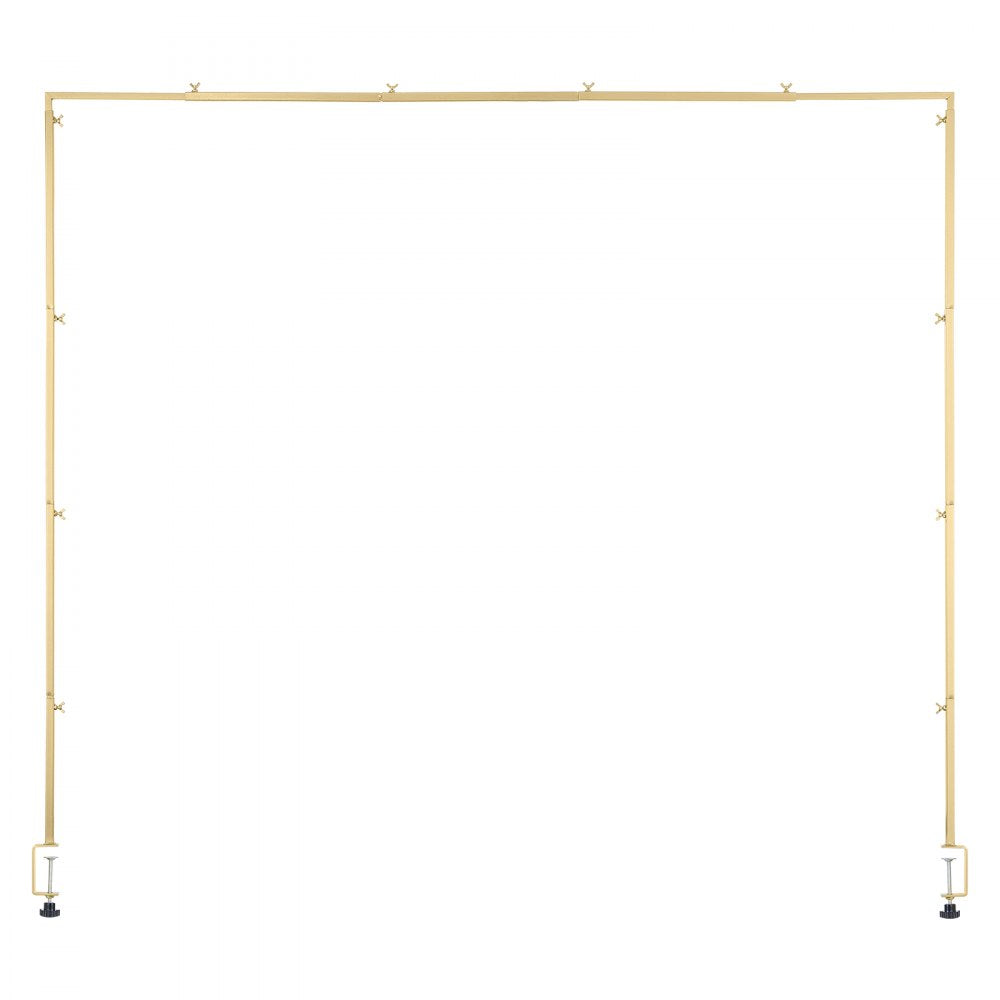 VEVOR Over The Table Rod Stand with Clamp Party Arch Frame 28-98 in L Adjustable