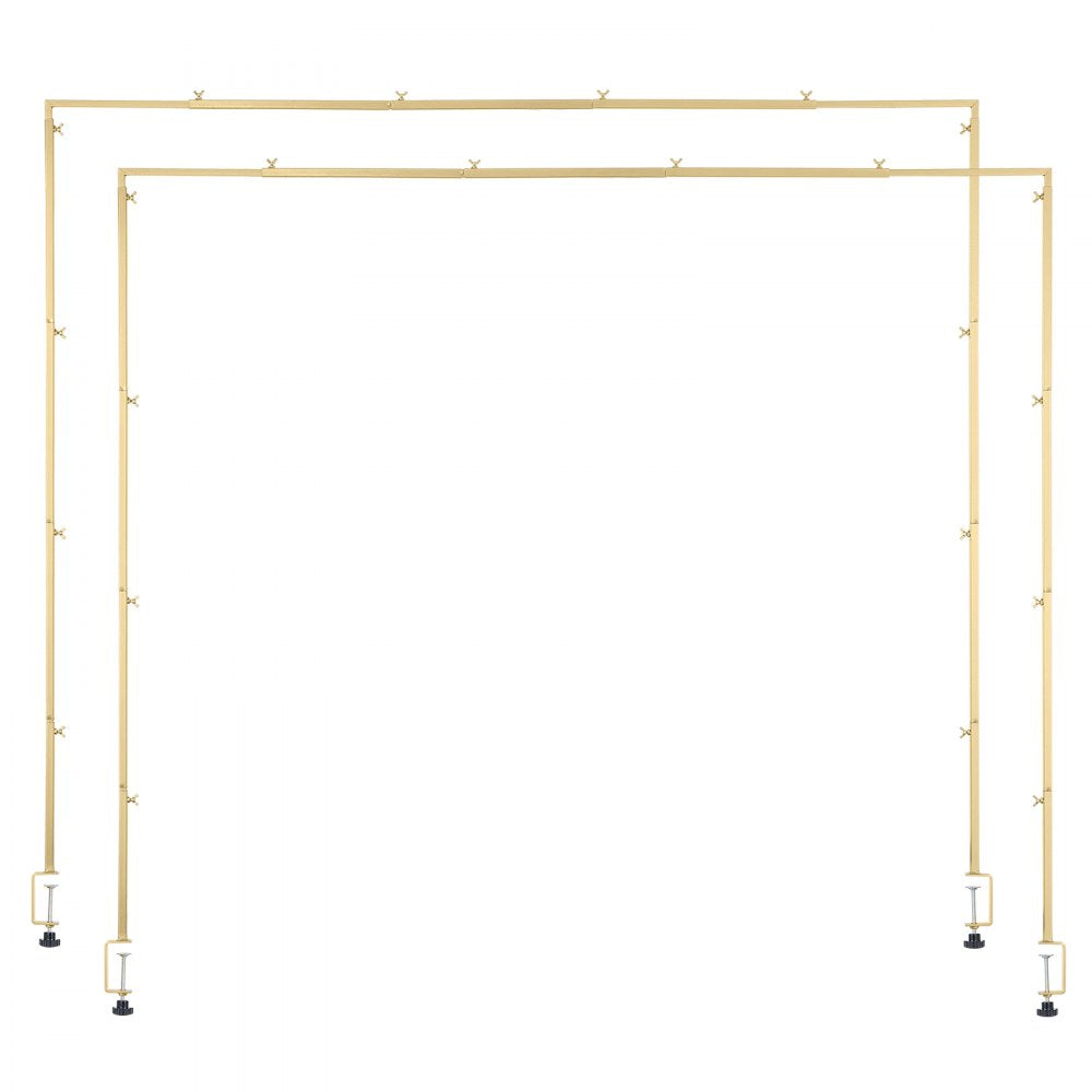 VEVOR 2Pcs Over The Table Rod Stand with Clamp Arch Frame 28-98 in L Adjustable