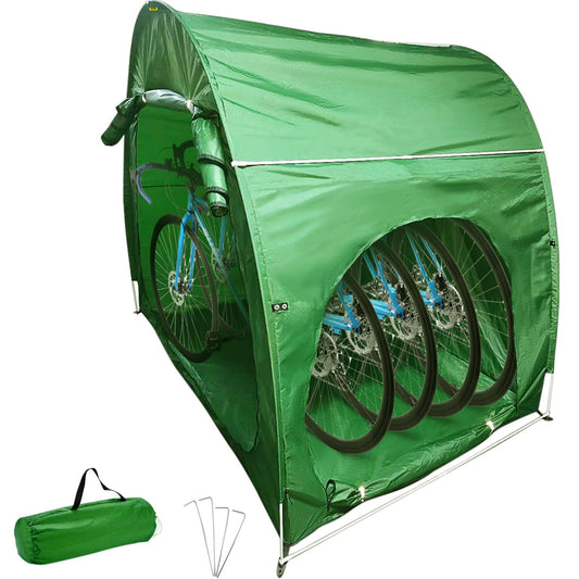 VEVOR Bike Cover Storage Tent, 420D Oxford Fabric Portable for 4 Bikes, Outdoor