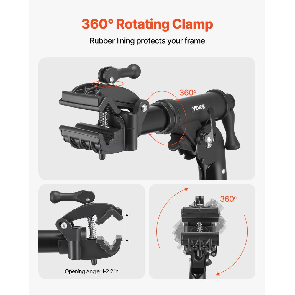 Bike Repair Stand 38.56 kg Adjustable Bicycle Maintenance Rack with Tray