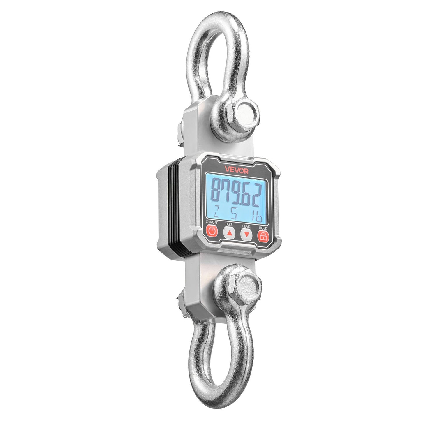 Digital Crane Scale, 6600 lbs/3000 kg Max Capacity, Heavy Duty Industrial Hanging Scale with Cast Aluminum Case & LCD Display, 500 g Division & 3 Unit Switch, Remote Control for Garage Factory