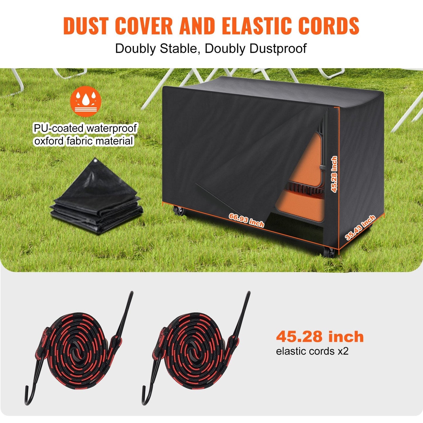Heavy Duty Mobile Cart for 42 Stackable Chairs, 1.83 Meter Matte Black Iron