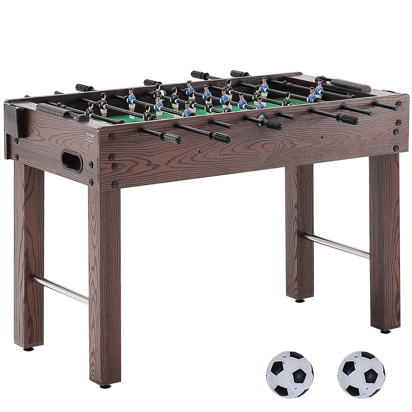 48" Indoor Foosball Table with Accessories, Ergonomic Design, 21.4 kg