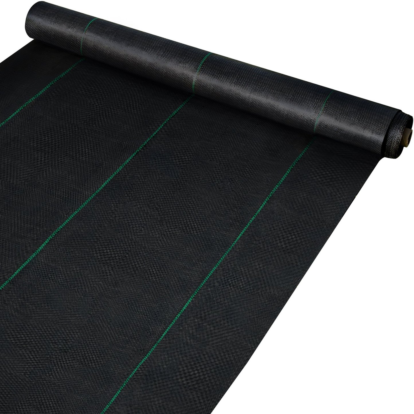 VEVOR 6.5FTx330FT Premium Weed Barrier Fabric Heavy Duty 3.2OZ, Woven Weed Control