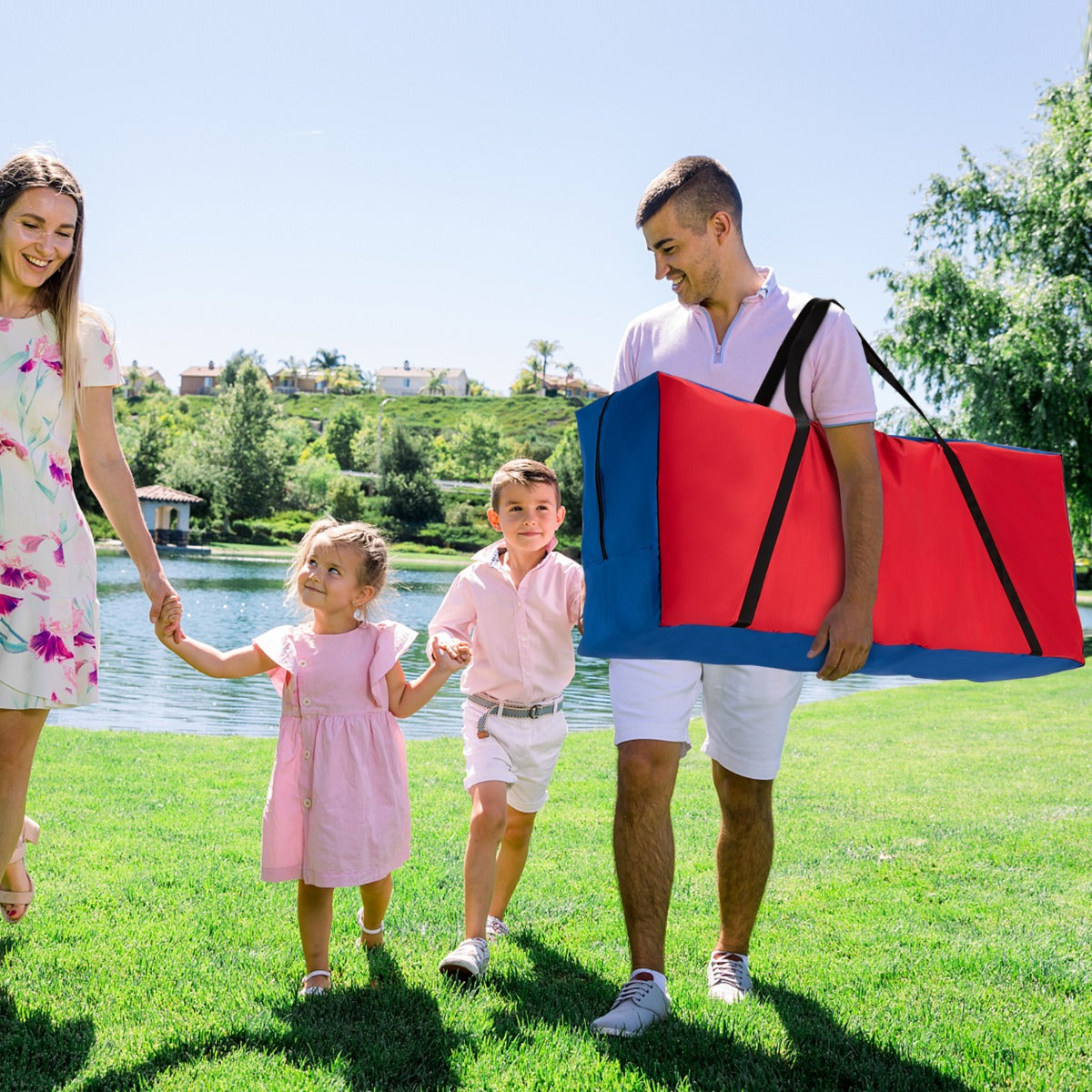 120cm Oversized Storage Bag for 4-to-Score Giant Game Set(Game Set Not Included)