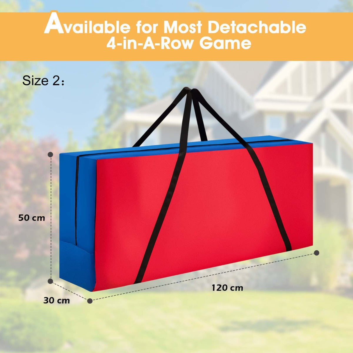120cm Oversized Storage Bag for 4-to-Score Giant Game Set(Game Set Not Included)