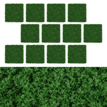 12-Piece 3m² Artificial Moss Wall Panels for Indoor & Outdoor Decoration