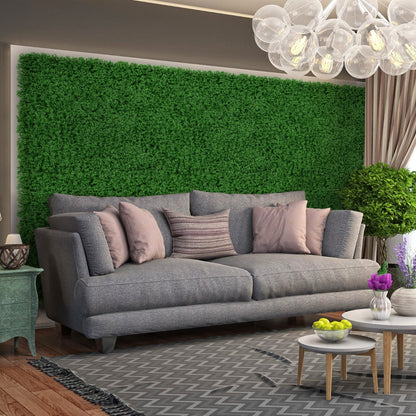 12-Piece 3m² Artificial Moss Wall Panels for Indoor & Outdoor Decoration